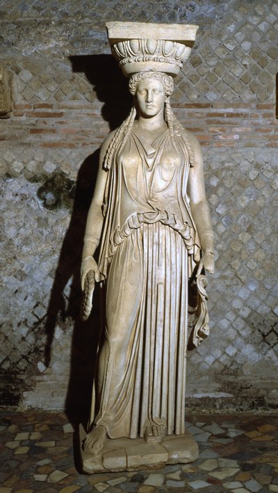 Kore, Kopie einer Karyatide aus dem Erechtheion in Athen von Roman
